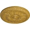 Ekena Millwork Kirke Ceiling Medallion (Fits Canopies up to 3 3/4"), Hnd-Painted Iridescent Gold, 15 3/4"OD x 5/8"P CM16KIIGS - alternate 3